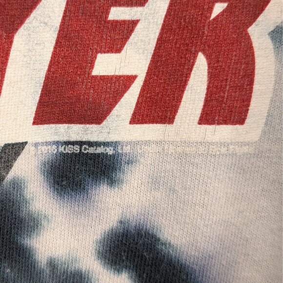 Liquid Blue Kiss Destroyer '76 1976 Tour Concert Band Repro Size Medium T-Shirt - Picture 3 of 5